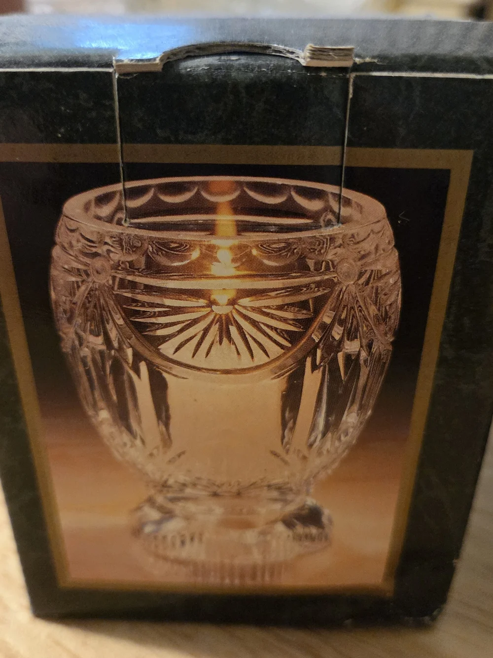Crystal Clear Signatures Patterned Glass Votive/Taper Candle Holders - Set of 2